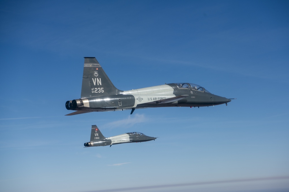 Vance AFB Performs Flyover For OSU Football Game