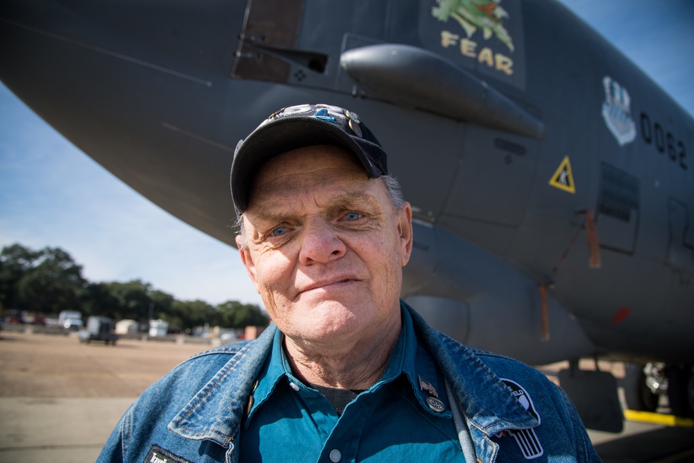 Once an Airman, always an Airman: retired B-52 crew chief reunites with aircraft