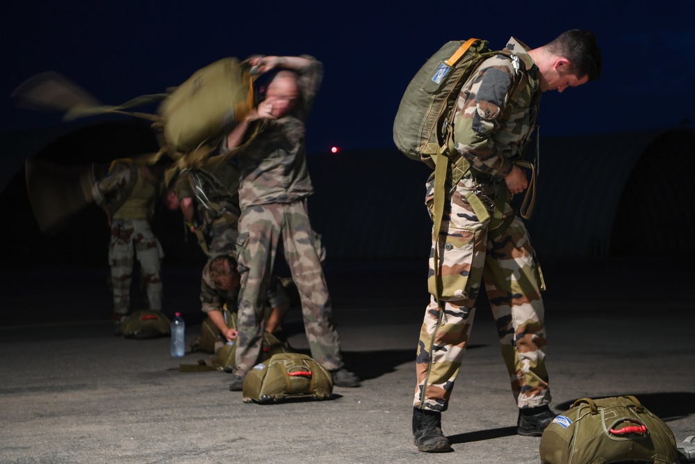 U.S. Service Members Earn Their French Jump Wings in Africa