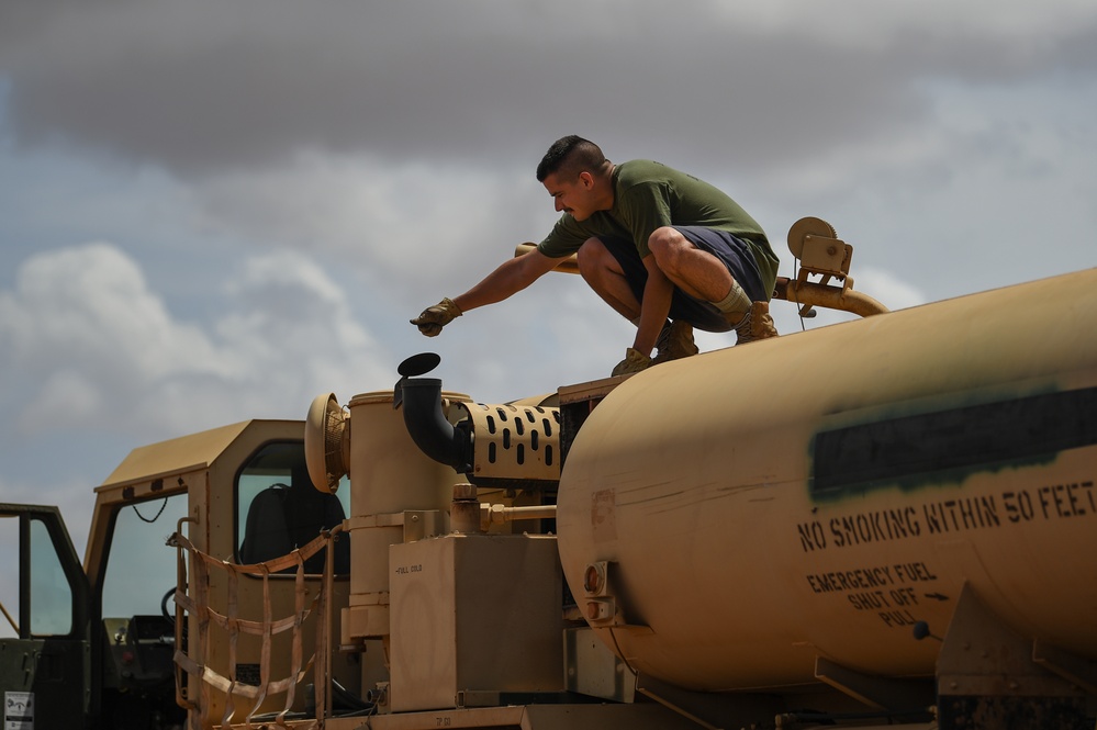 Air Force Firefighters Maintain Readiness in East Africa 