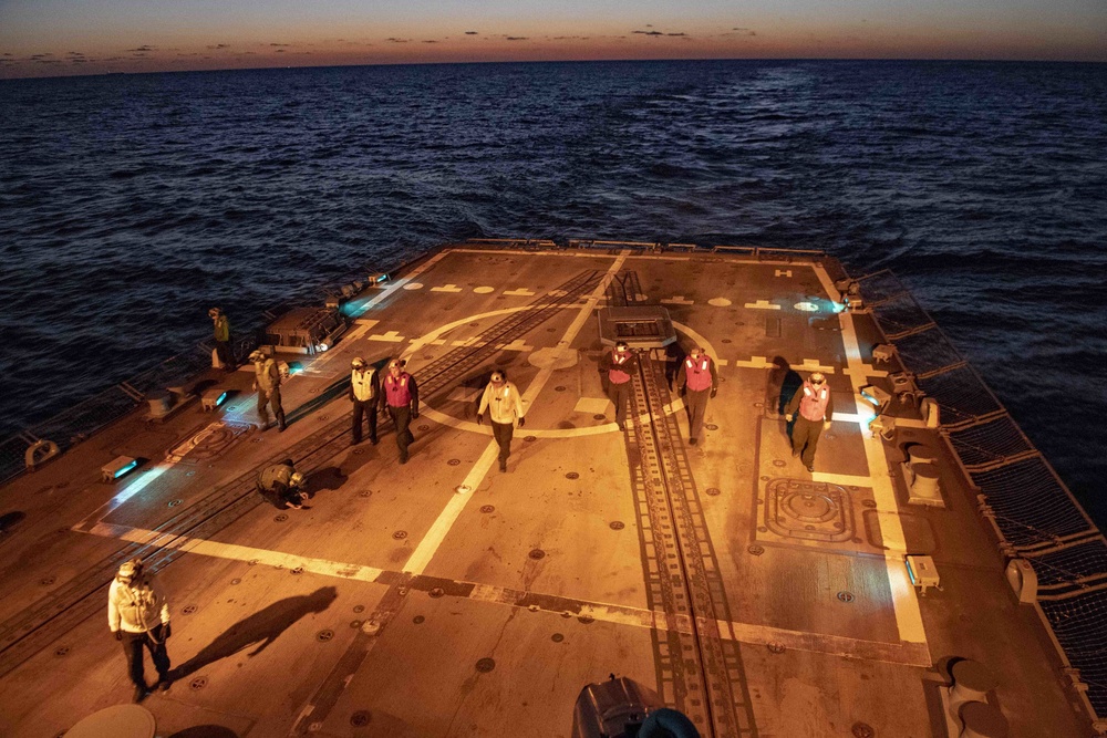 USS Wayne E. Meyer (DDG 108) Underway Operations Nov 15, 2019