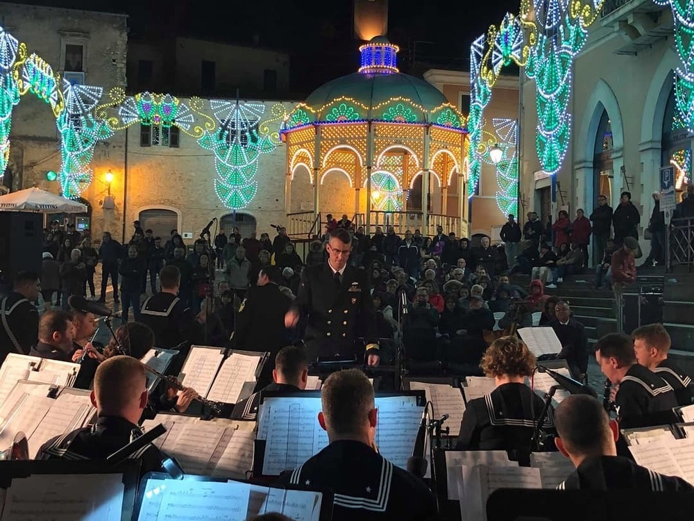 U.S. Naval Forces Europe Band · May 1 ·   MONTE SAN GIOVANNI CAMPANO, ITALY (Apr. 28th, 2019)  U.S. Naval Forces Europe Band’s Wind Ensemble performs as part of Festa Patronale!