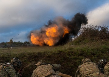 Paratroopers land at “The Rock”