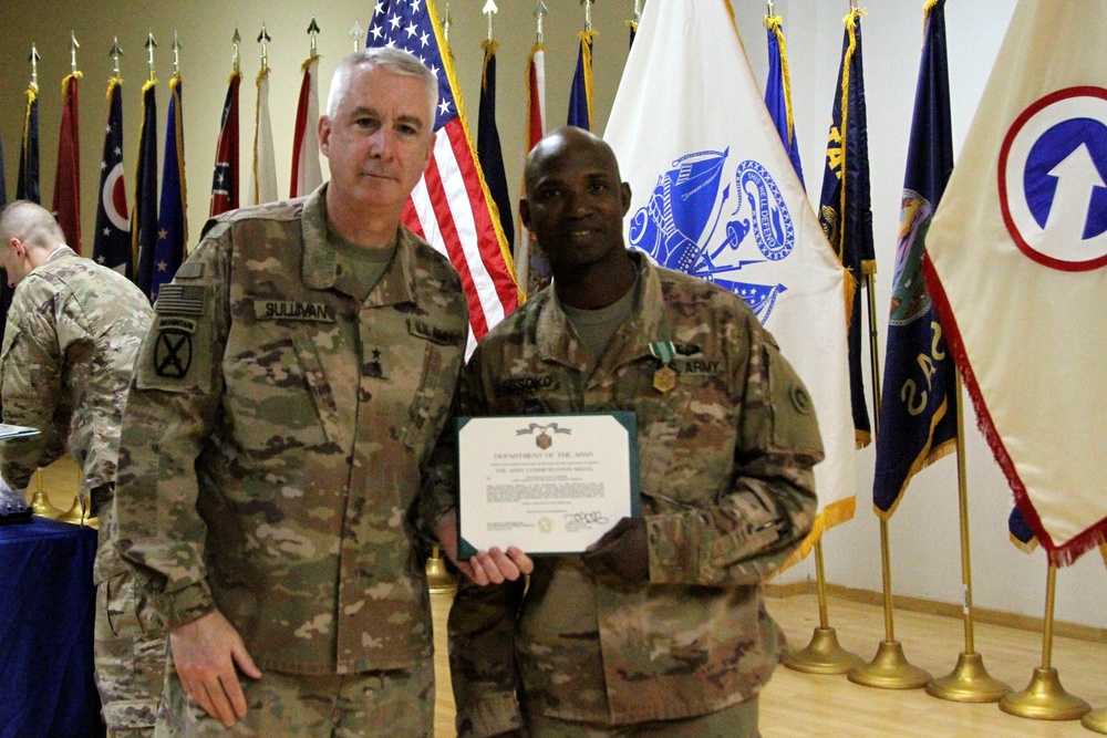 SOaP Award Ceremony at Camp Arifjan