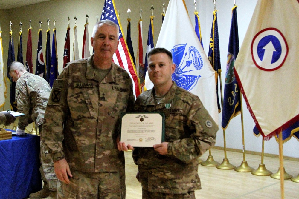 SOaP Award Ceremony at Camp Arifjan