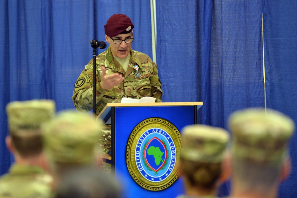 CMSgt Colon-Lopez Relinquishment of Responsibility of AFRICOM