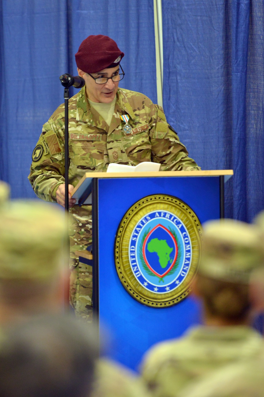 CMSgt Colon-Lopez Relinquishment of Responsibility of AFRICOM