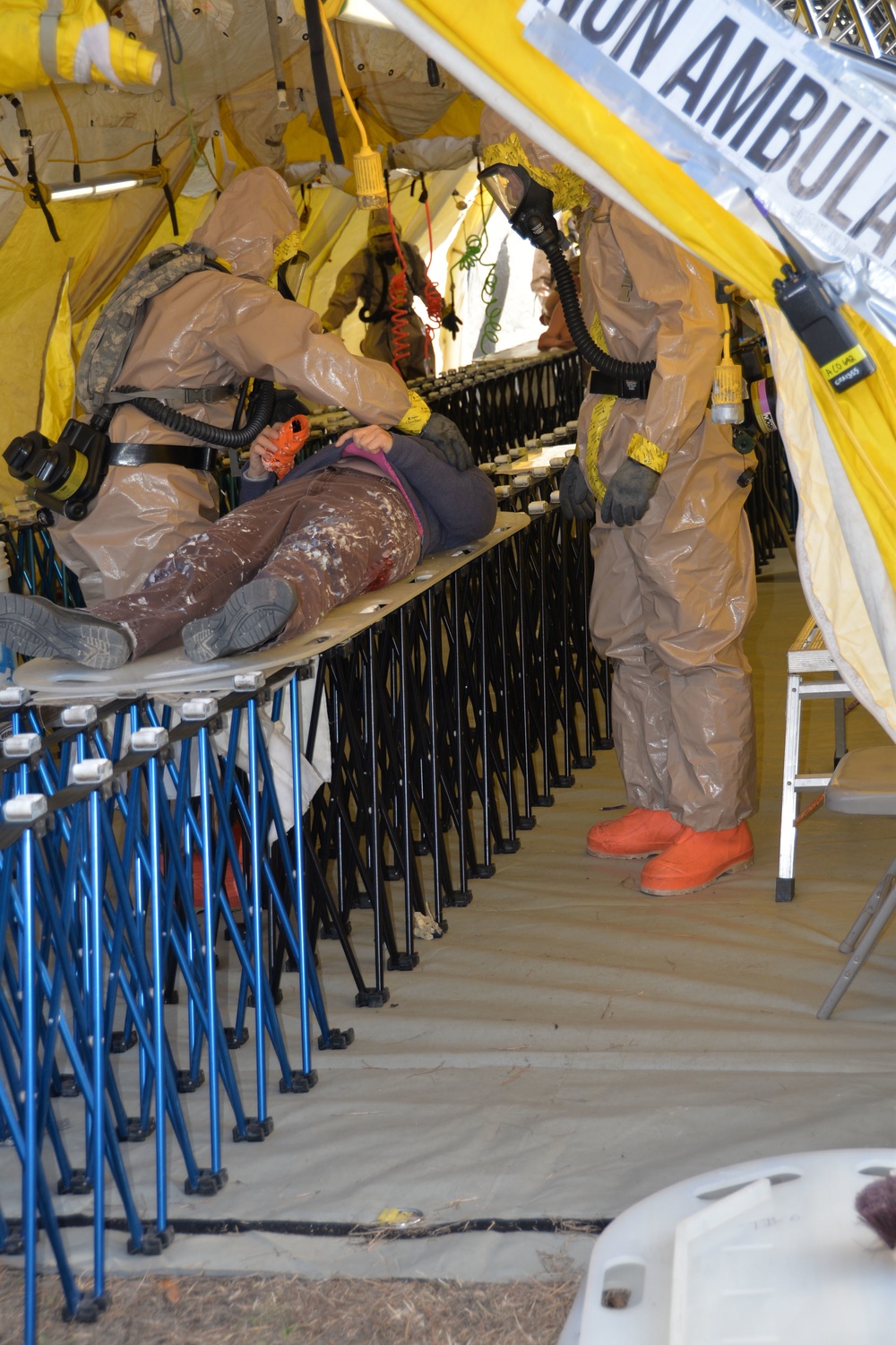 National Guard Troops Train for Disaster Response