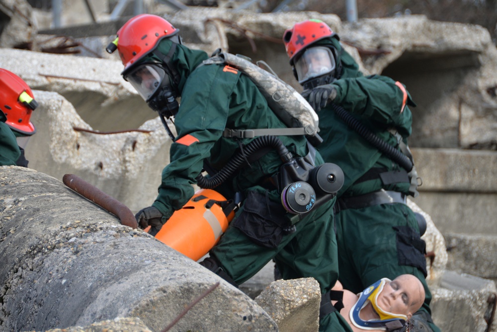 National Guard Troops Train for Disaster Response