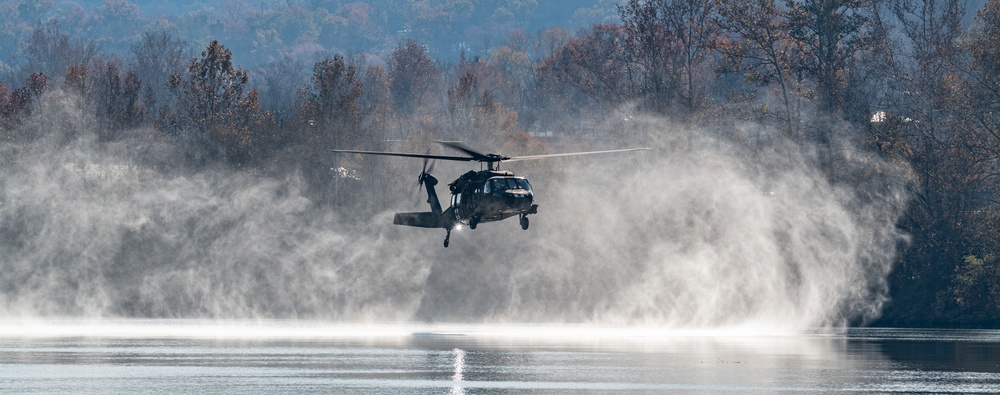 WVNG hosts multi-agency, multi-jurisdictional swift water search and rescue exercise on Kanawha River