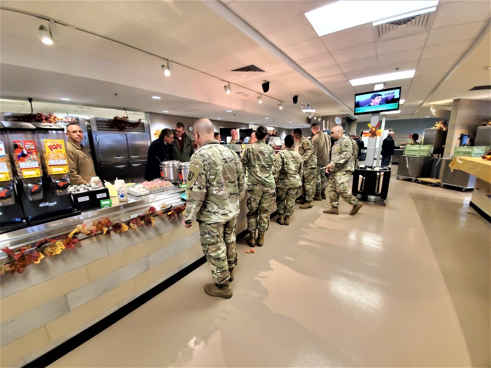 Fort McCoy holds annual Thanksgiving meal