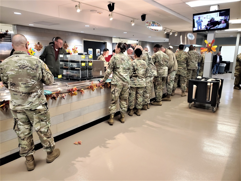 Fort McCoy holds annual Thanksgiving meal