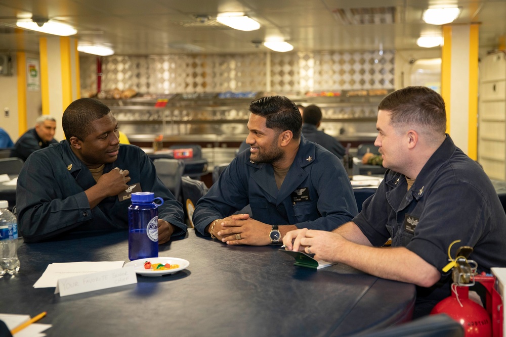 USS Gerald R. Ford Speed Mentoring