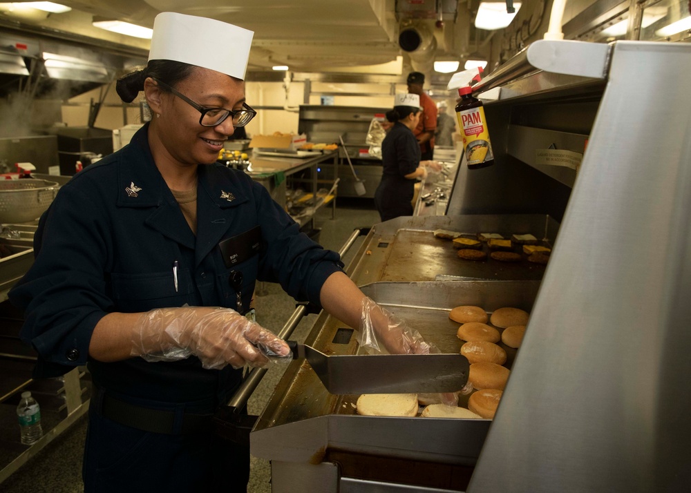 Serving Lunch Onboard Ford