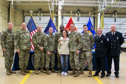 CG Recognizes Soldiers' and Firefighters' Heroism