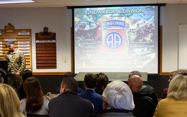 Leadership tour provides a glimpse into the Division’s capabilities