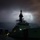 USCGC Kimball during storm at Base Honolulu