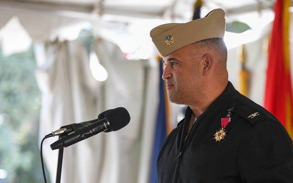 Bonhomme Richard Sailors Conduct Change of Command Ceremony
