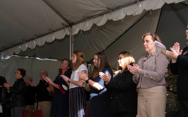 Bonhomme Richard Sailors Conduct Change of Command Ceremony