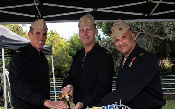 Bonhomme Richard Sailors Conduct Change of Command Ceremony