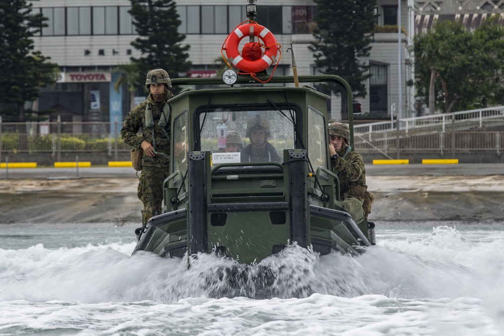 Boat License Acquired | Bridge Platoon were tested on their Bridge Erection Boat driving