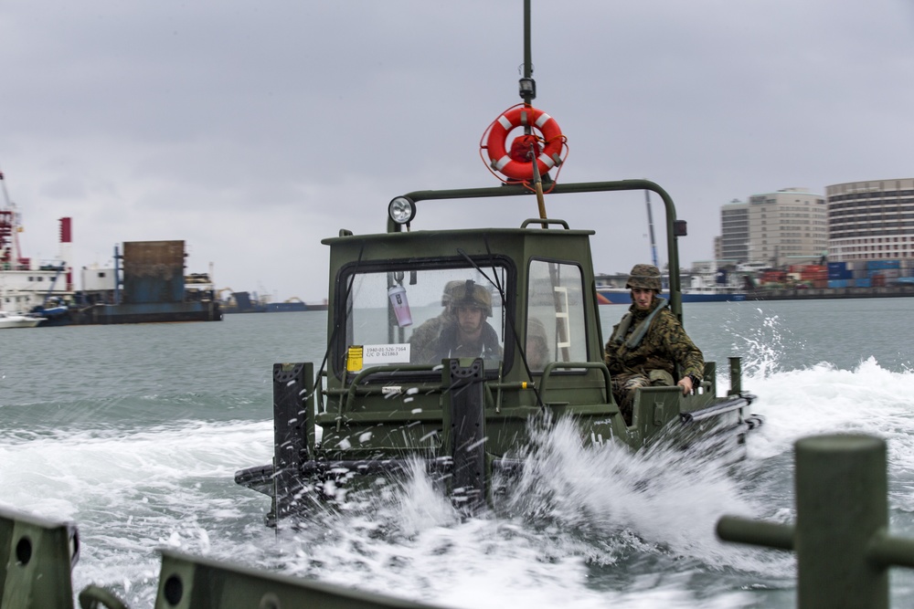 Boat License Acquired | Bridge Platoon were tested on their Bridge Erection Boat driving