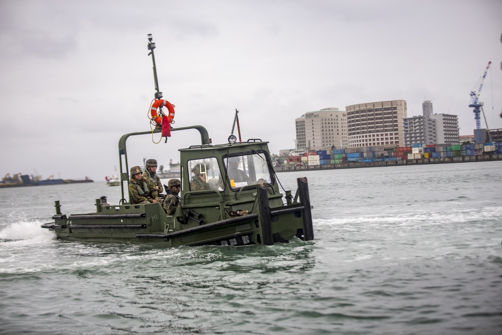 Boat License Acquired | Bridge Platoon were tested on their Bridge Erection Boat driving