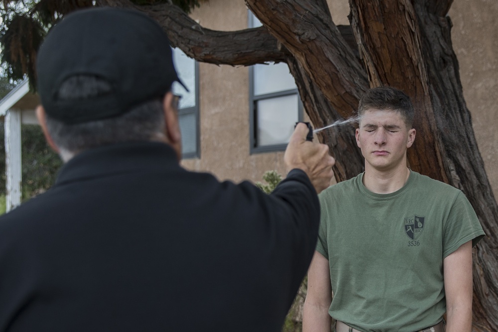 Camp Pendleton Marines come face-to-face with OC spray