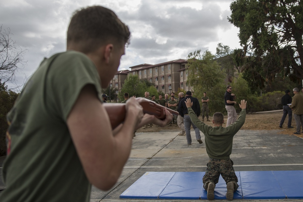 Camp Pendleton Marines come face-to-face with OC spray