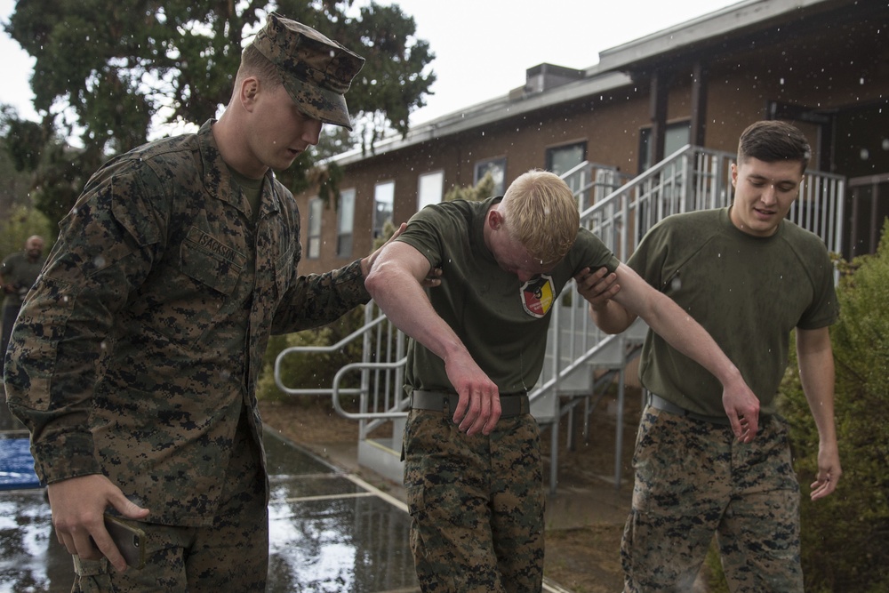 Camp Pendleton Marines come face-to-face with OC spray