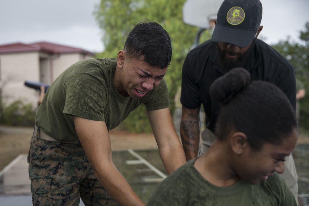 Camp Pendleton Marines come face-to-face with OC spray