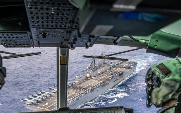 Evil Eyes perform air show for 11th MEU, Boxer ARG