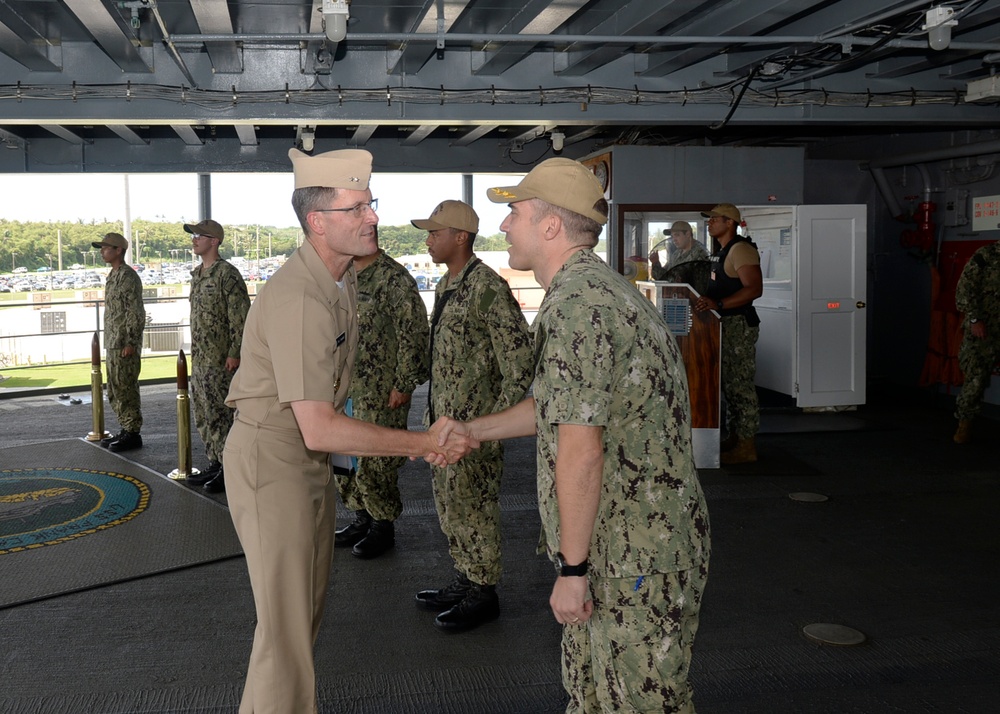 Naval Legal Service Command visits Frank Cable