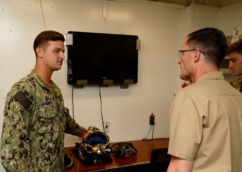 Naval Legal Service Command visits Frank Cable