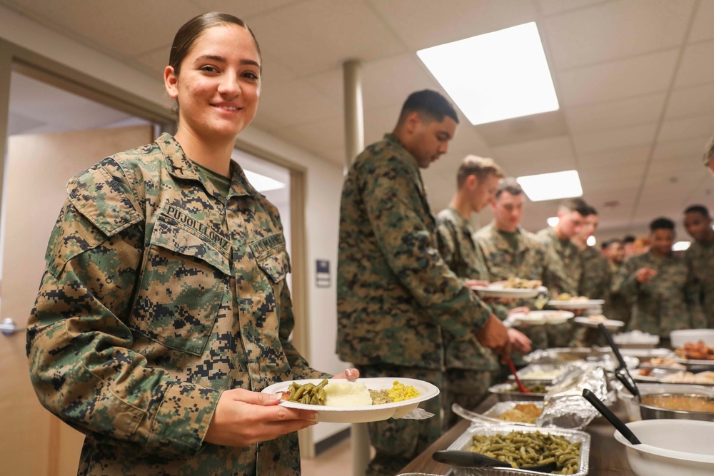22nd Marine Expeditionary Unit Thanksgiving Potluck