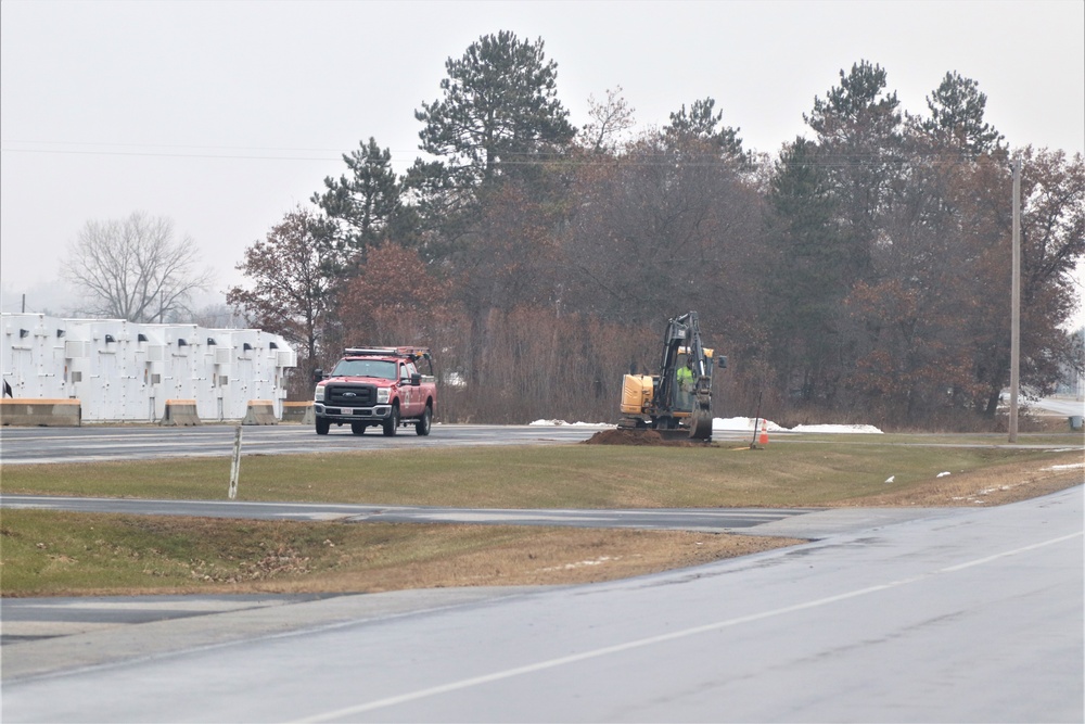 Utility Work at Fort McCoy