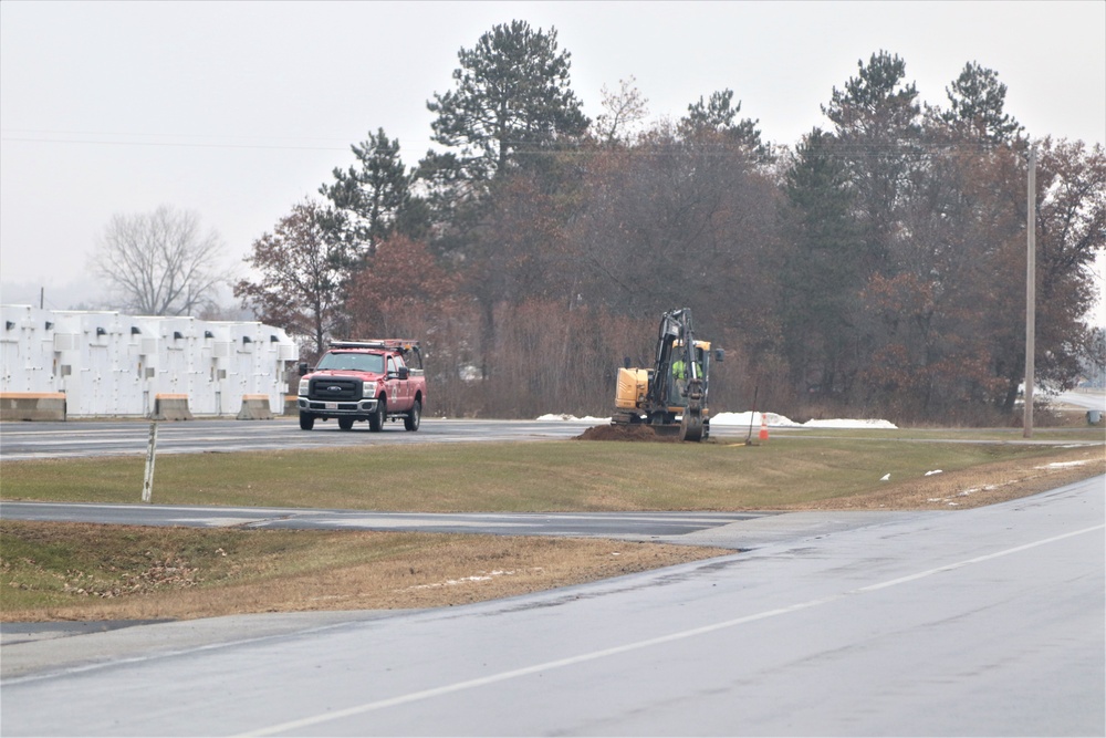 Utility Work at Fort McCoy