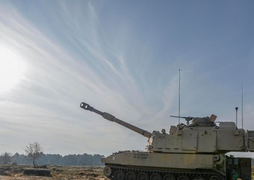 3rd Battalion, 16th Field Artillery Regiment conducts live fire exercise
