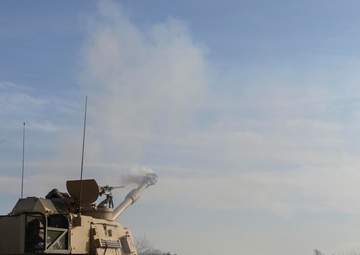 3rd Battalion, 16th Field Artillery Regiment conducts live fire exercise