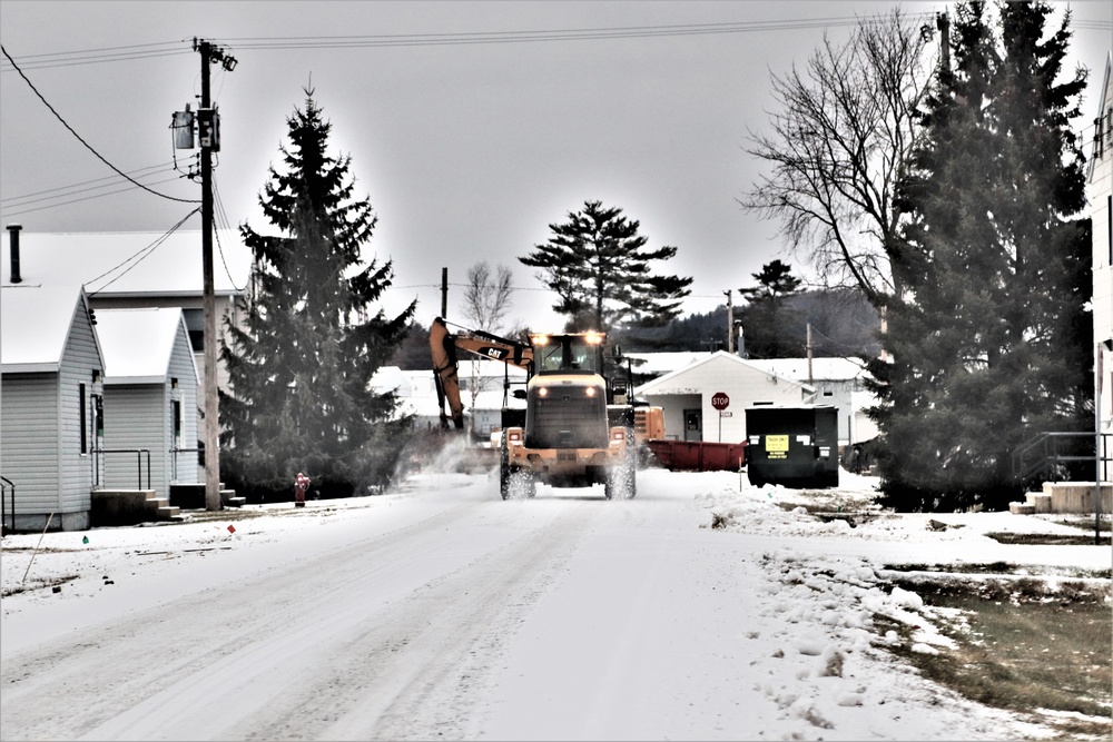 Contractors work on water main construction, replacement at Fort McCoy