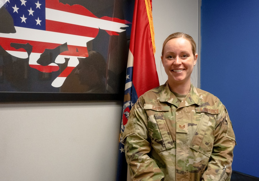 Wing recruiter brings home a state level award