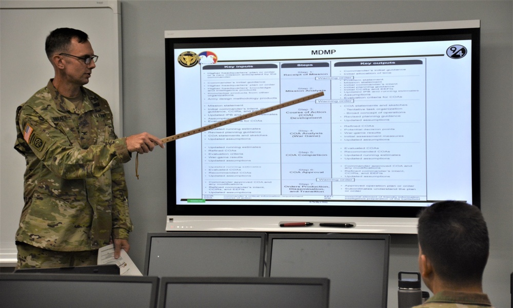 STAFFEX Highlights Military Decision Making Process