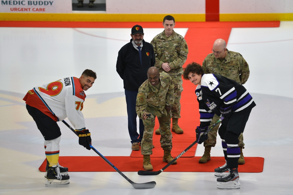 New Mexico Ice Wolves honor 377th Air Base Wing