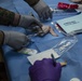 U.S. Navy Sailors Conduct Suturing Practical Application