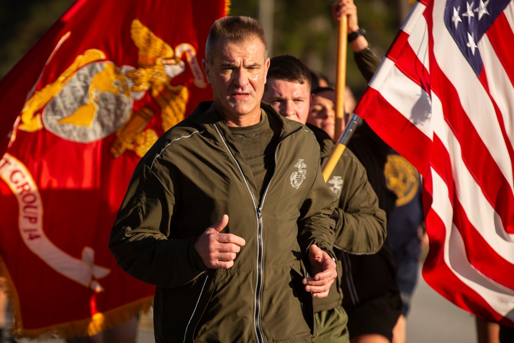 DVIDS - Images - 2nd MAW and MCAS Cherry Point Birthday Run [Image 5 of 9]