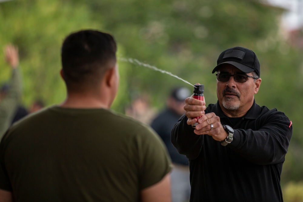 Camp Pendleton Marines come face to face with OC spray