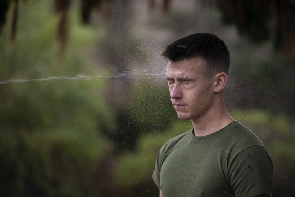 Camp Pendleton Marines come face to face with OC spray