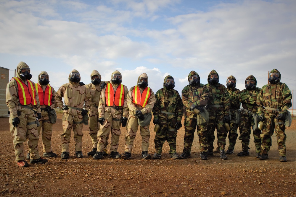 3rd MAW CBRN Takes A Hike