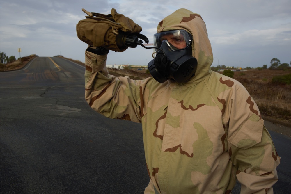 3rd MAW CBRN Takes A Hike