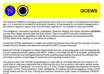 I2CEWS Factsheet